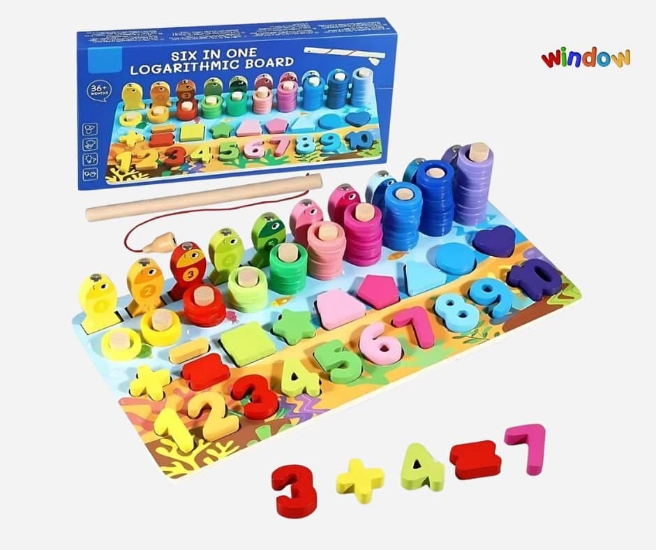 6 in 1 Logarithmic Board - Image 1