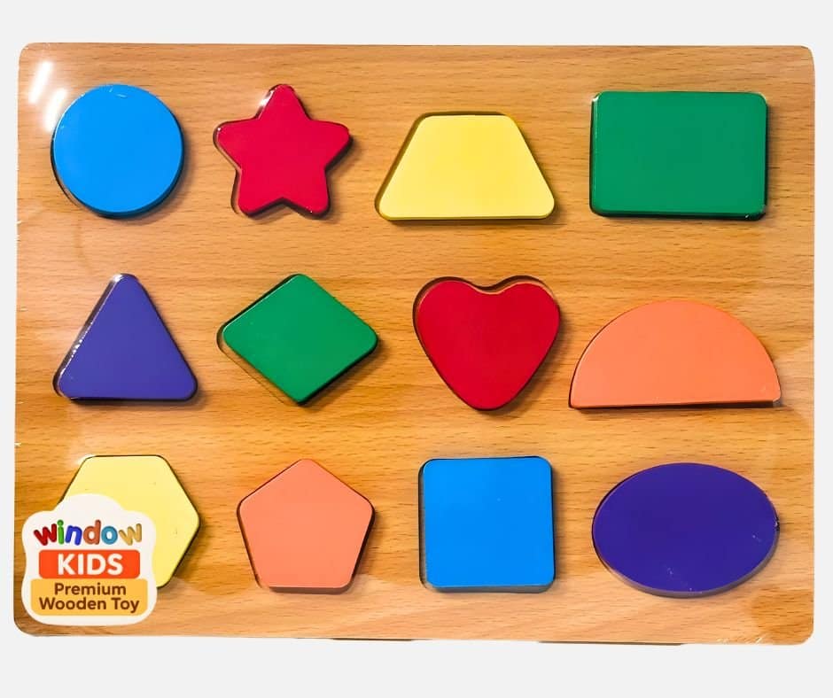 Wooden Shape Puzzle - Image 1