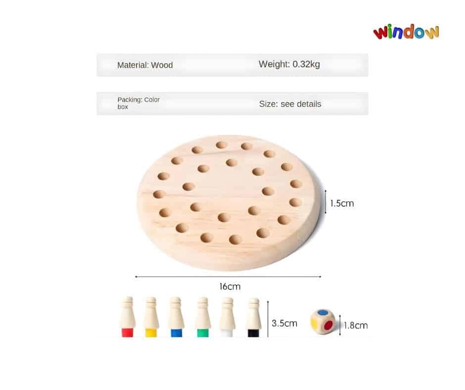 Memory Chess Wooden Game for Kids - Image 2