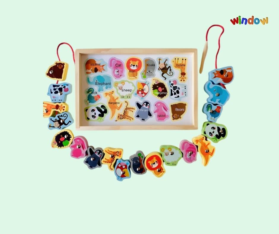 Magnetic Fishing Animal – Wooden Animal Puzzle - Image 2