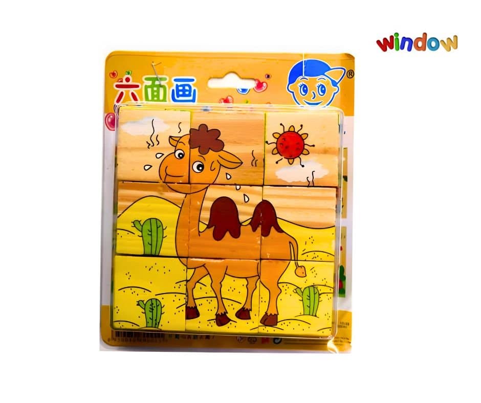 6 in 1 Cube Puzzle – Forest Animals - Image 3