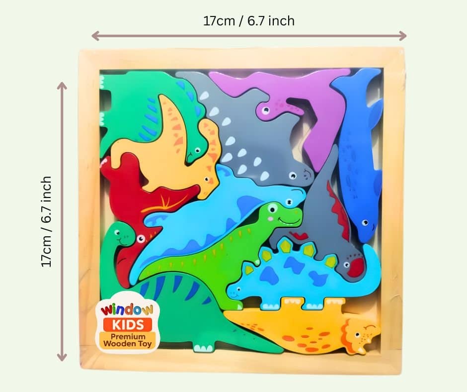 Wooden Dinosaur Puzzle - Image 2