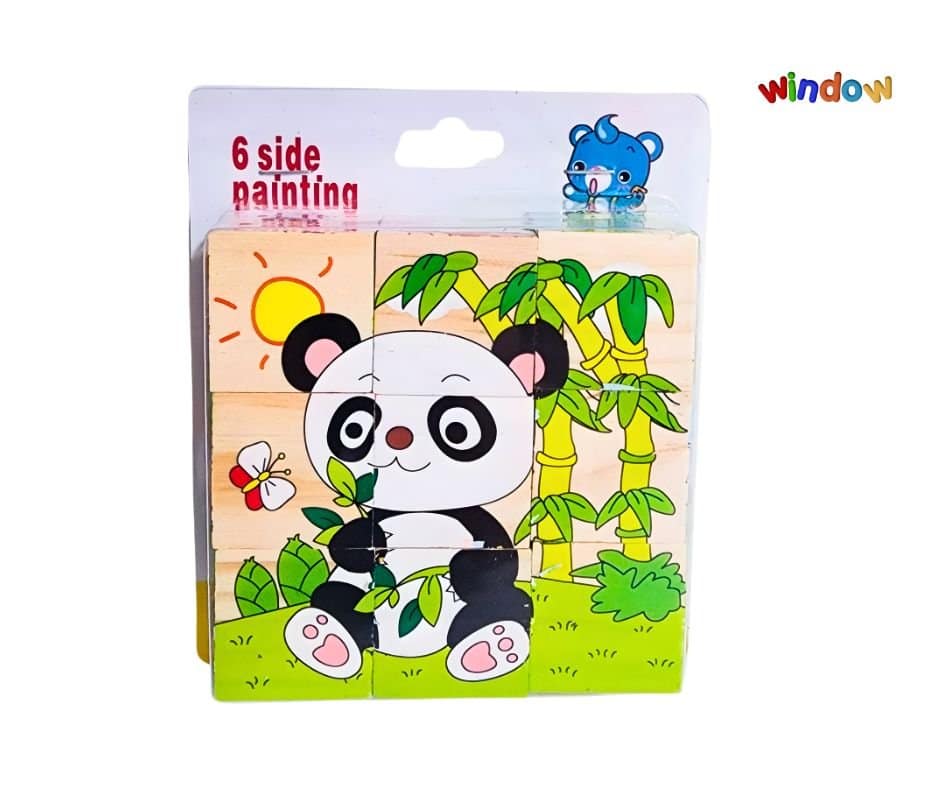 6 in 1 Cube Puzzle – Forest Animals - Image 4