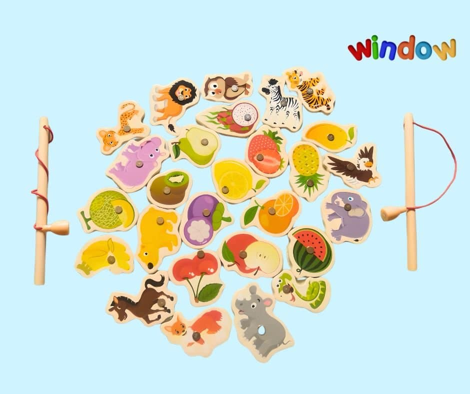 Magnetic fishing box (Fruits & animal ) - Image 3