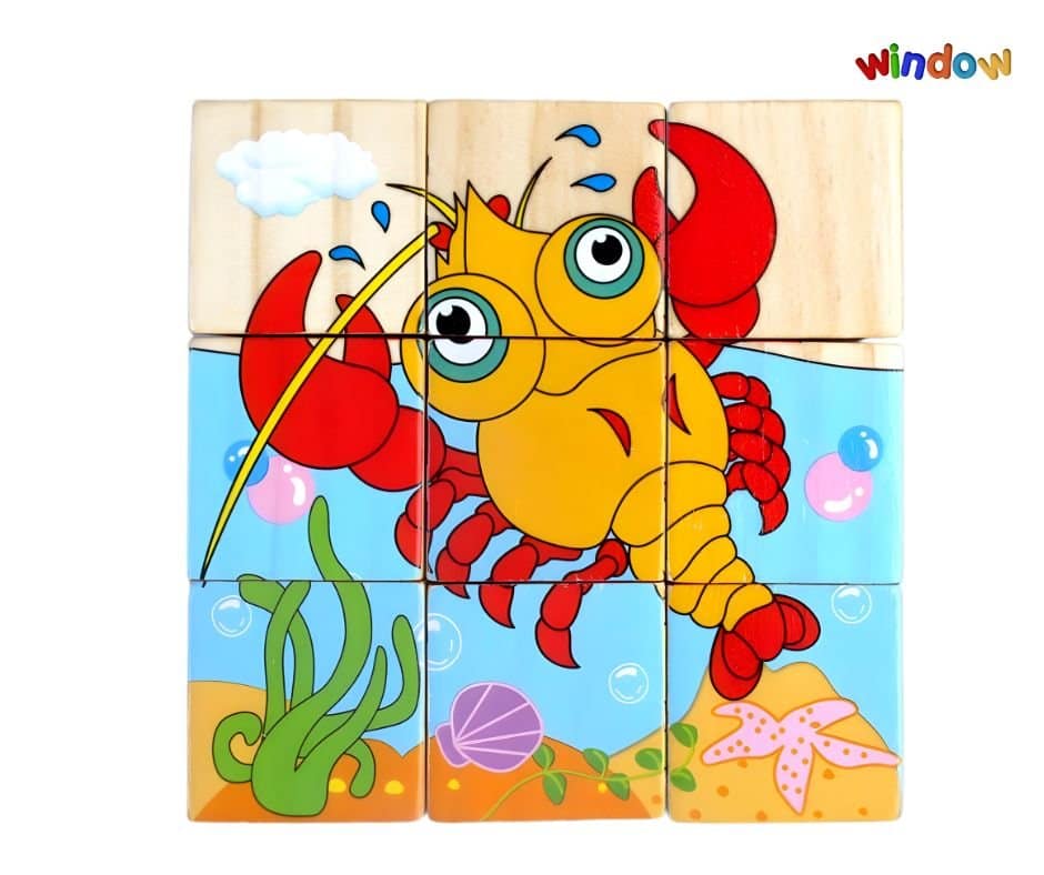 6 in 1 Cube Puzzle - Seaworld - Image 4