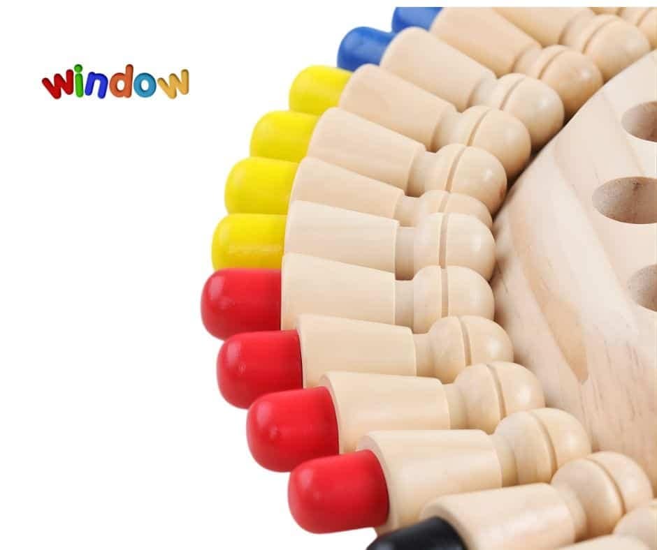 Memory Chess Wooden Game for Kids - Image 4