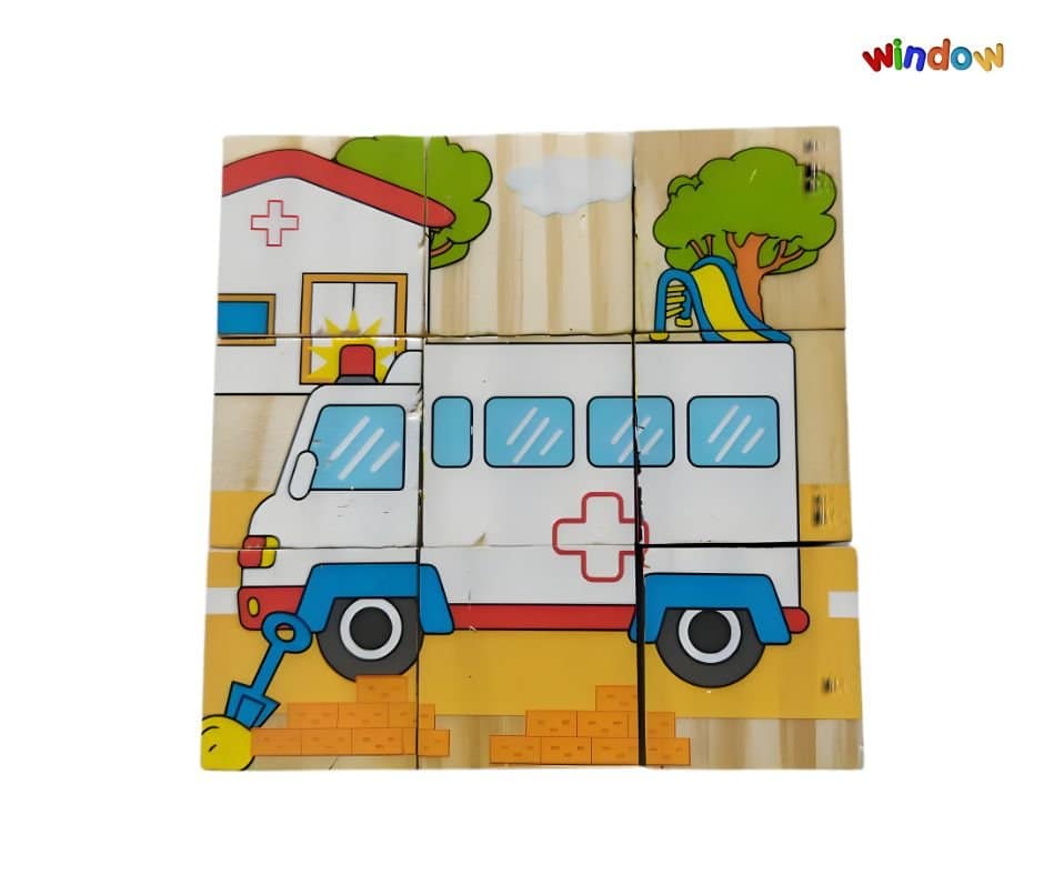 6 in 1 Cube Puzzle – Vehicle - Image 3