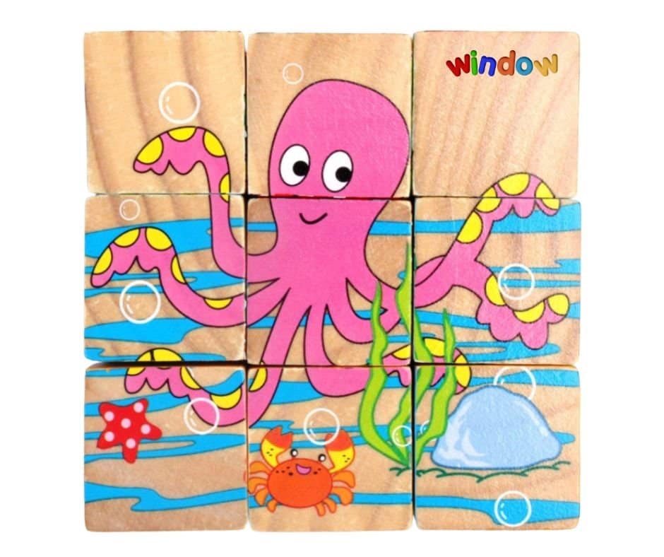 6 in 1 Cube Puzzle - Seaworld - Image 5