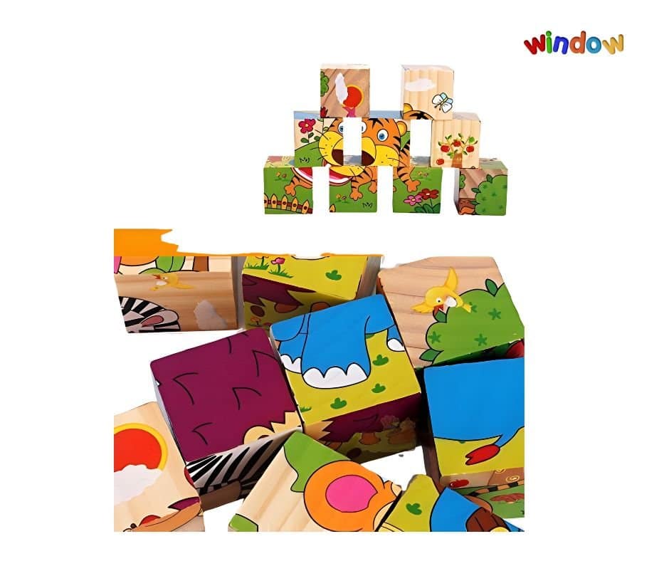 6 in 1 Cube Puzzle – Wild Animal - Image 5