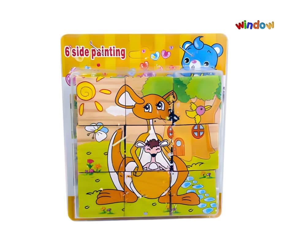 6 in 1 Cube Puzzle – Forest Animals - Image 6