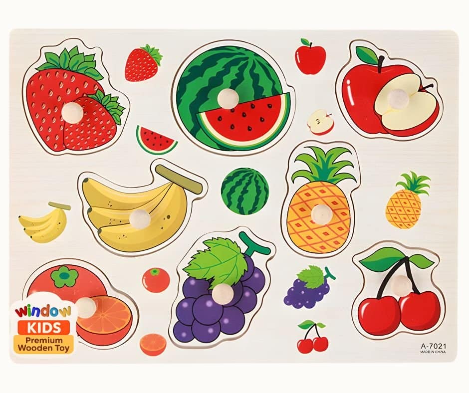 Wooden Fruit - Puzzle - Image 1