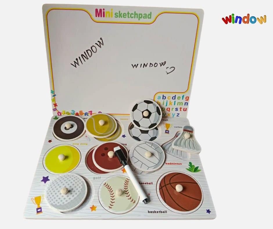 Sports Puzzle with Whiteboard - Image 1